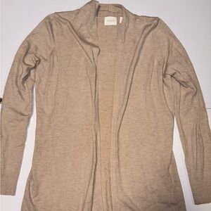 Cyrus Light Tan Knit Cardigan